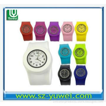 3D Cartoon Animals Wrist Watch Fun time Silicone Slap watch on Snap